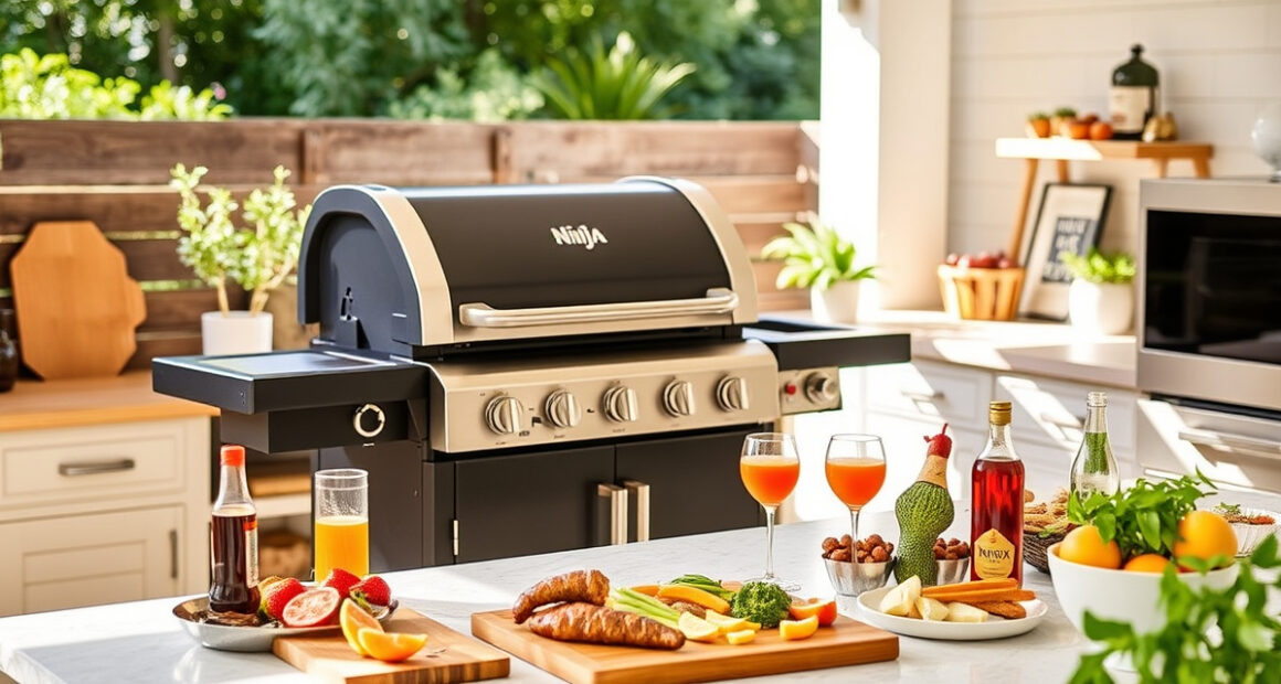 Master the Perfect Summer BBQ with Ninja OG951 Woodfire Pro Connect