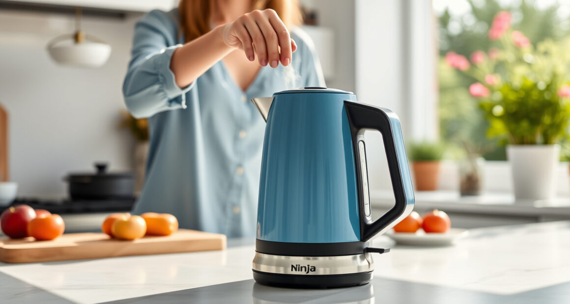 Ninja KT200BL Precision Temp Electric Kettle: Perfect for Summer Tea & Coffee