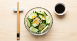 Cucumber Salad With Sesame And Rice Vinegar