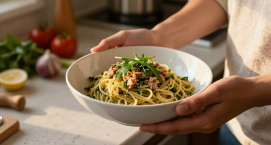 Pasta Di Avena Con Tonno E Pesto Di Rucola