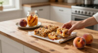 Peach Crumb Bars