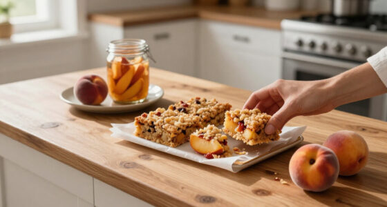 Peach Crumb Bars