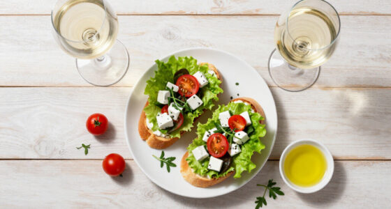 Bruschette Di Lattuga Con Insalata Alla Greca