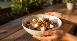 Crispy Rice Salad With Feta