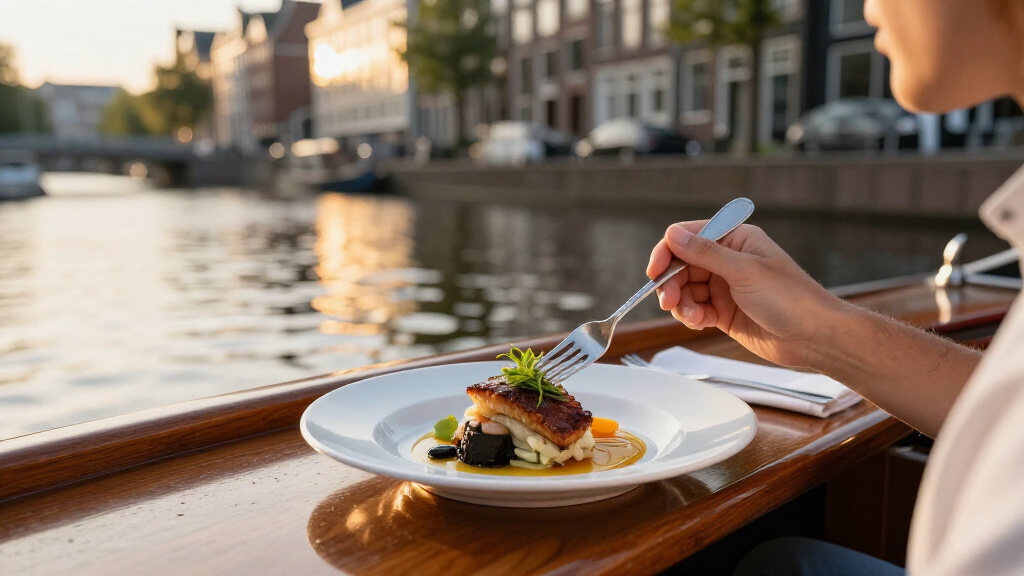 Fijnproevers Opgelet: In Amsterdam Kunt U Dineren Op Een Boot Op Michelinsterrenniveau - Pure Luxe