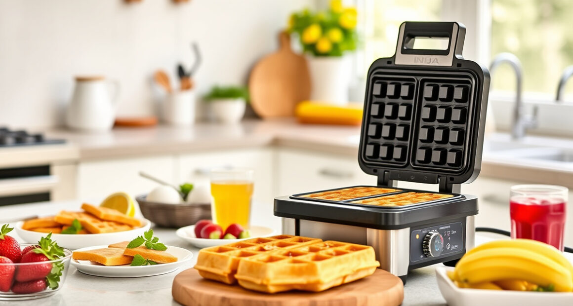 Make Summer Pool Parties Sweeter with the Ninja Belgian Waffle Maker Pro