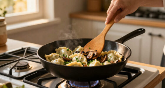 Skillet Pierogi With Mushrooms